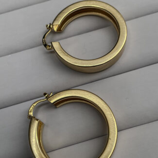 Classic Luxe Gold Hoop Earrings