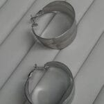 Nova Wide Hoop Earrings
