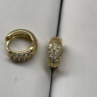 Luxe Pavé Mini Hoops Earrings
