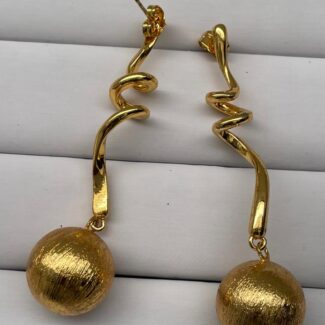 Serpentina Orb Drop Earrings