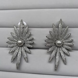 Nova Pearl Starburst Earrings