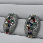Elysia Multicolor Crystal Stud Earrings