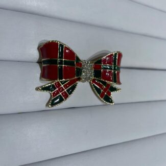 Scarlet Ribbon Brooch