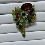 Vintage Bloom Cascade Brooch